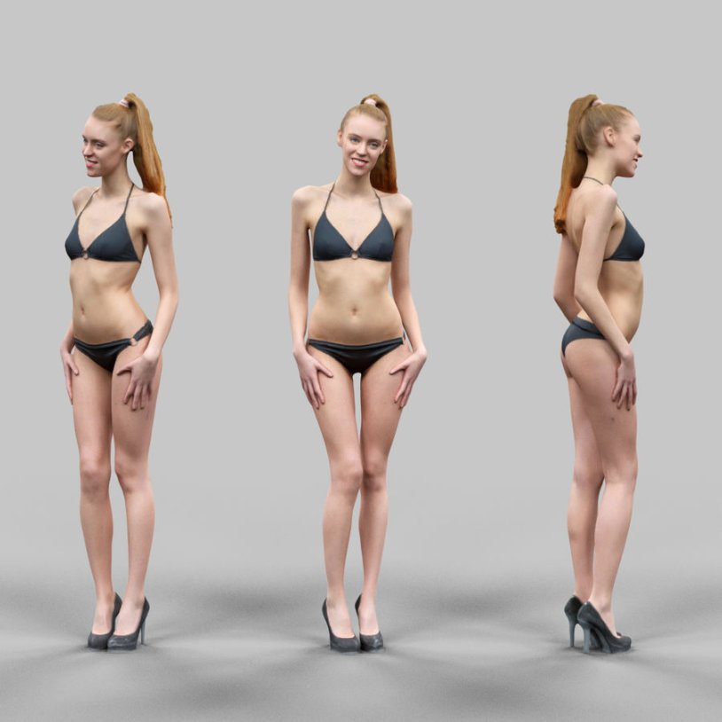 Model of the female body