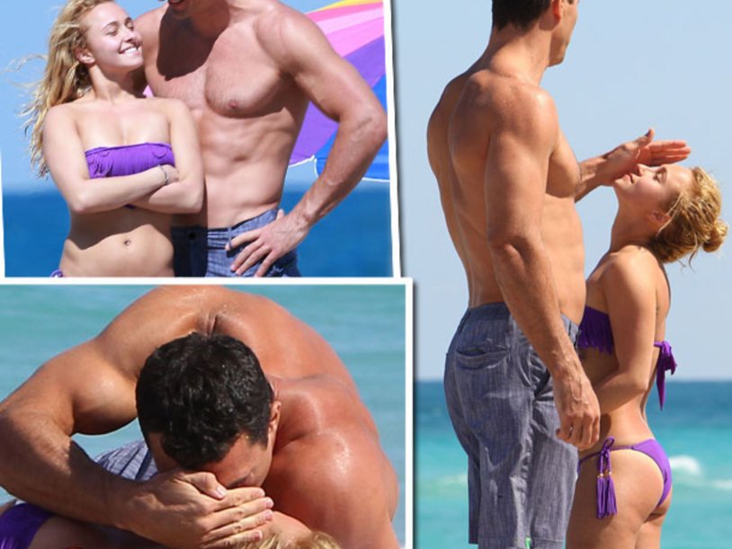 Vladimir Klitschko and Hayden Kiss