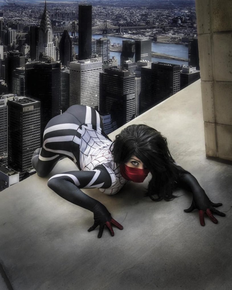 Cindy Moon and Spider -Man