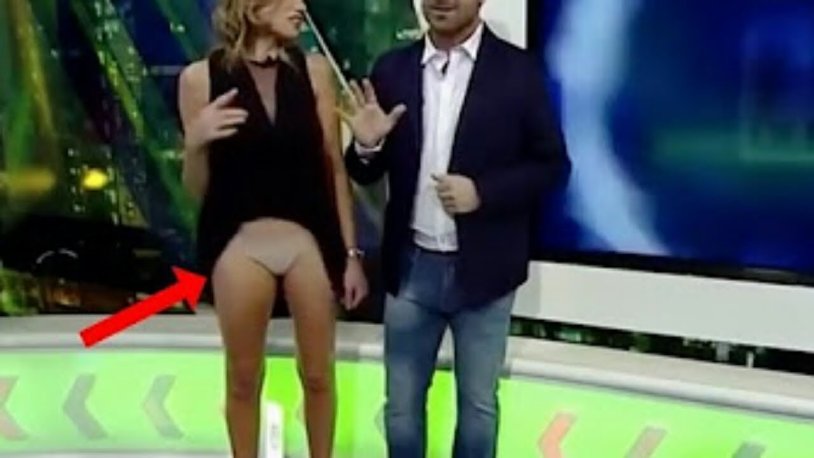 Without underwear on television