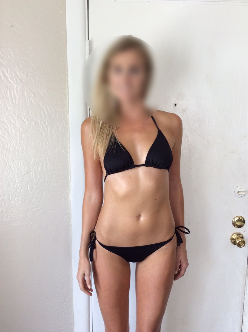 A girl's heated back