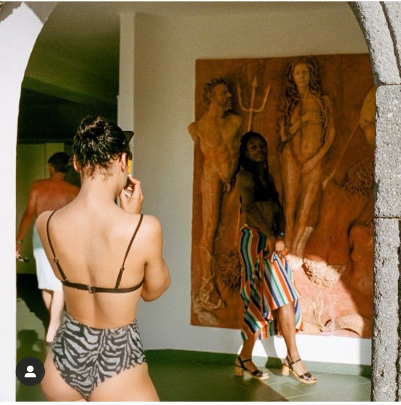 Tessa Thompson in underwear