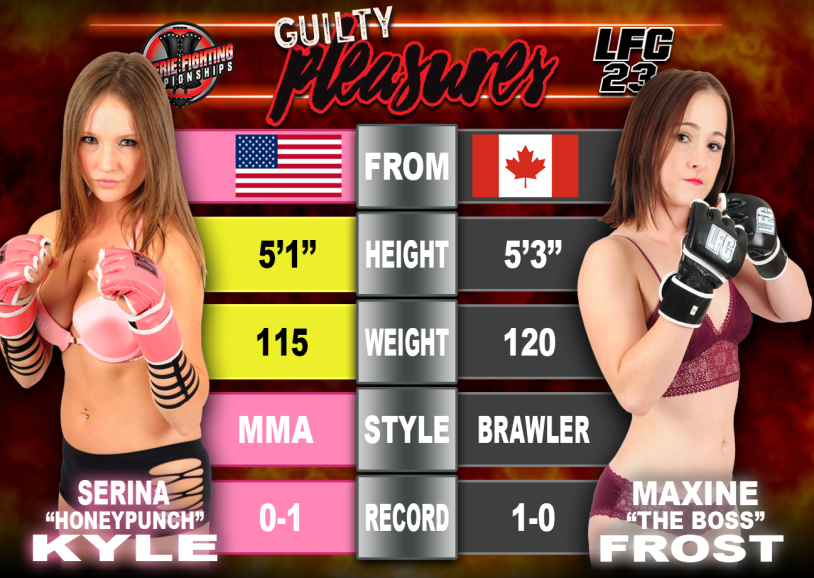 Maxine Frost Lingerie Fighting