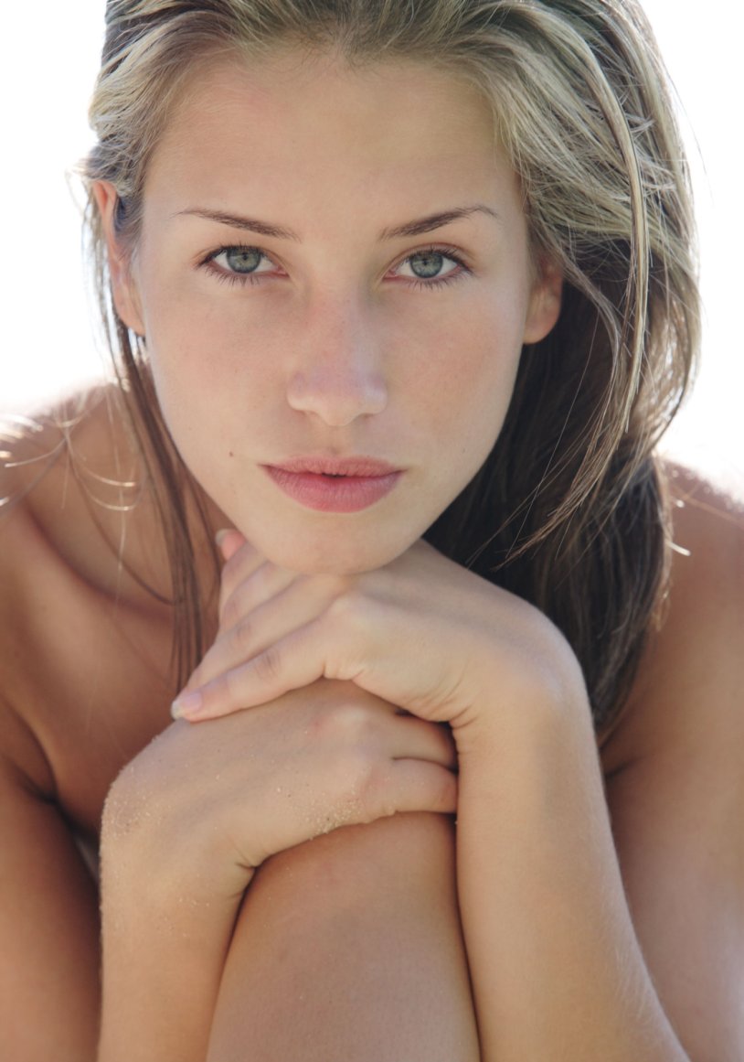 European appearance of the girl