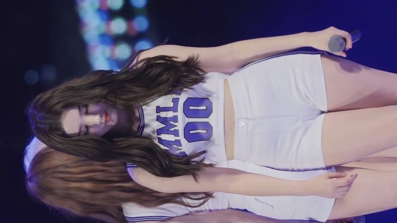 Nancy Momoland in shorts