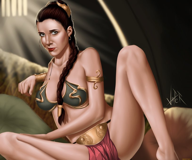 Star wars Leia naked
