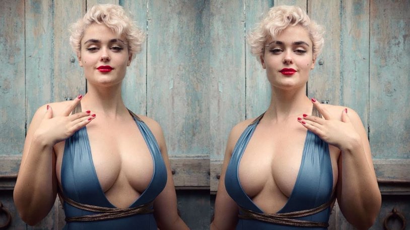 Stefania Ferrario in his youth