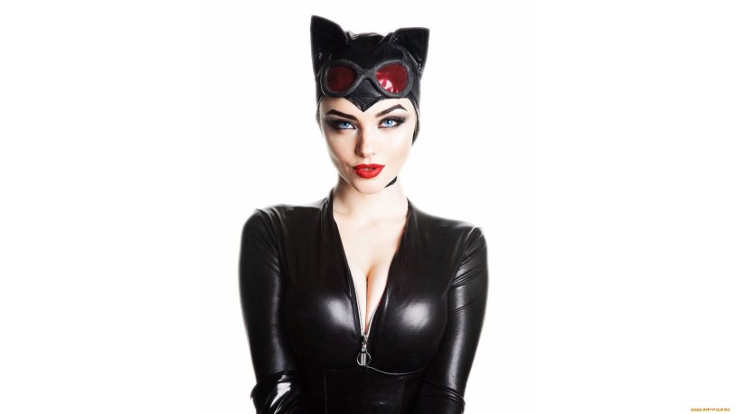 Ksenia silk woman cat