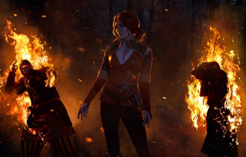Triss Merigold Fire