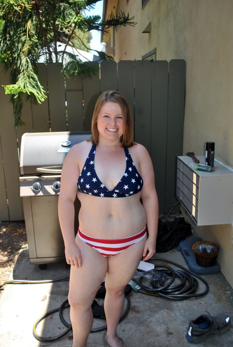 Bathing for chubby women