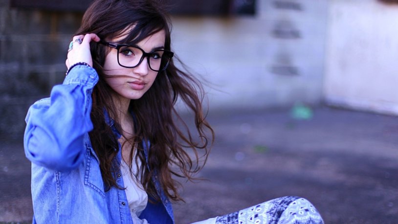 Girl in glasses