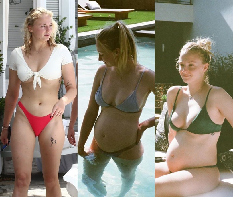 Pregnant Sophie Turner 2022