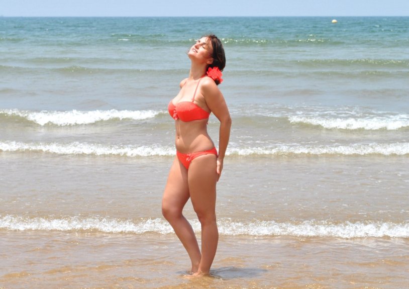 Bakhtina Nadezhda Actress in a swimsuit