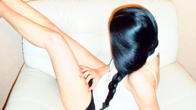 Very long straight hair