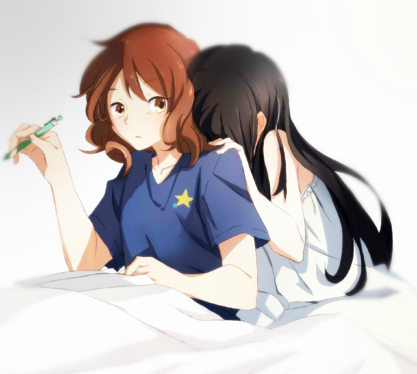Kumiko and Rhine Sleeping Screenshot