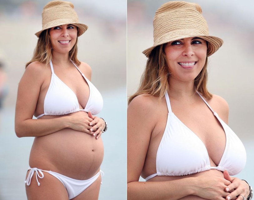 Pregnant breasts more celebrity