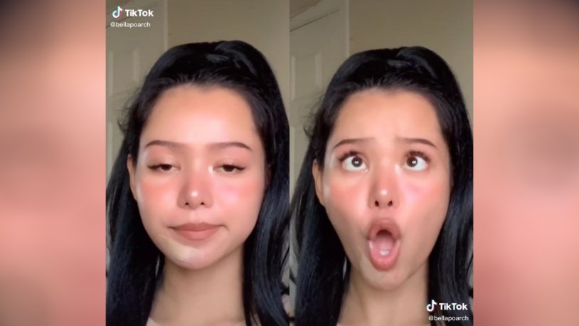 Bloger with facial expressions