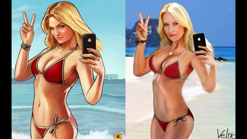 Girl from GTA 5
