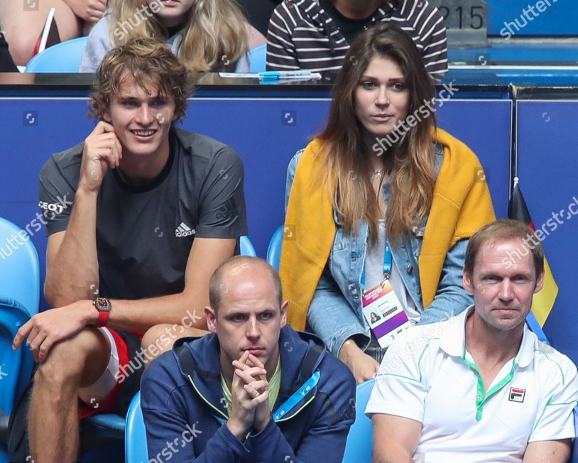 Olga Sharypova and Alexander Zverev