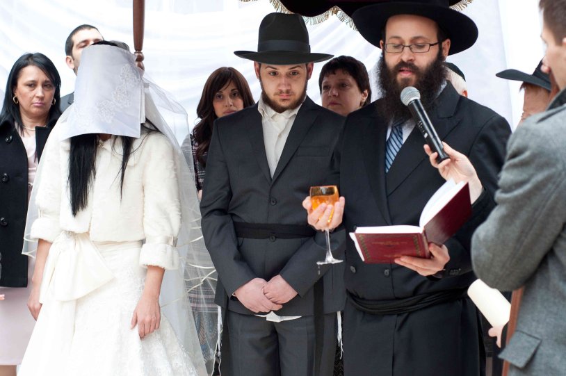 Ultraordodox Jewish wedding