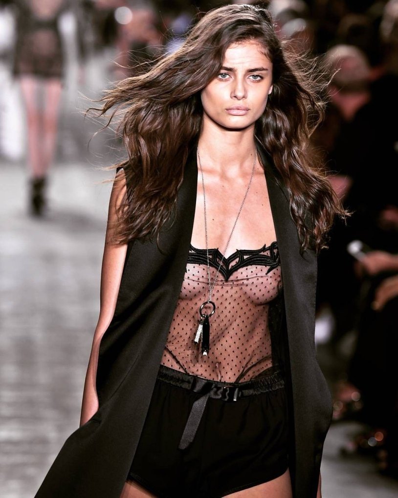 I lit up the chest at the fashion show