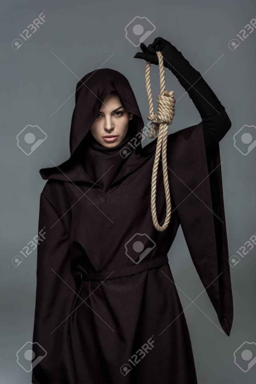 Death costume for a woman