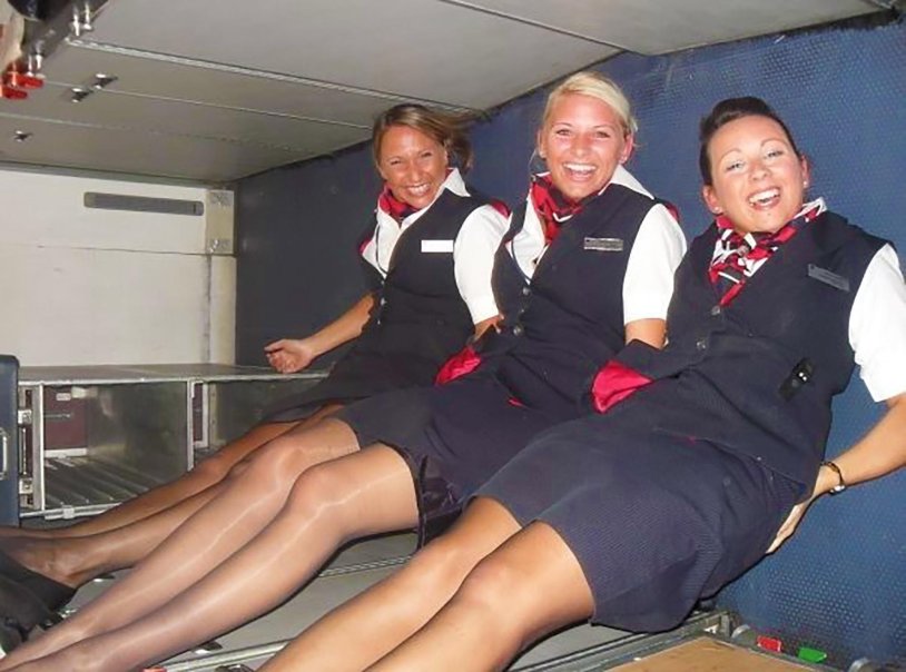 Thick flight attendants
