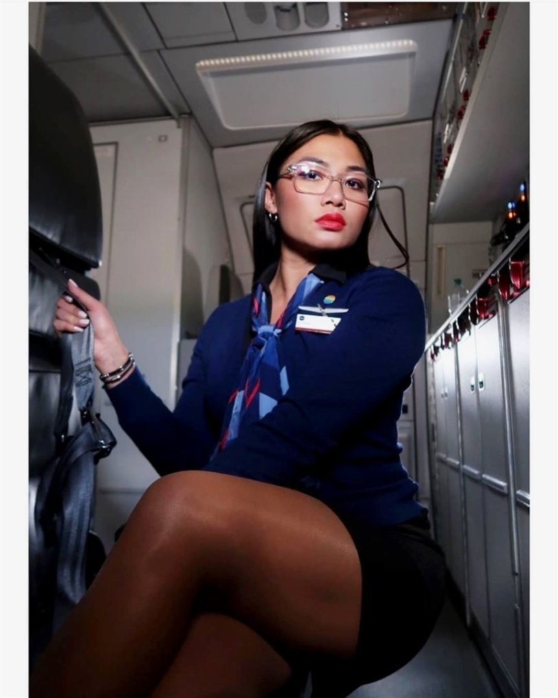 Claire Castel flight attendant