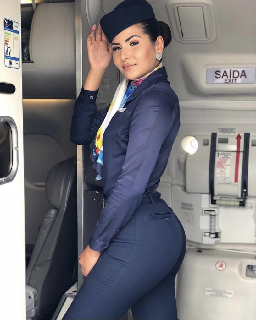 Claire Castel flight attendant