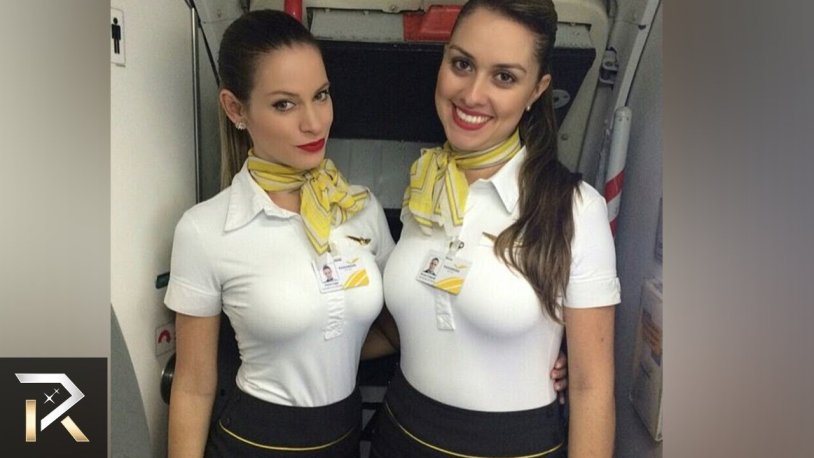 Stewardesses with big breasts