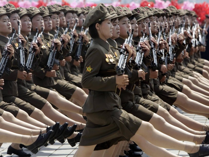 Women in the army of North Korea