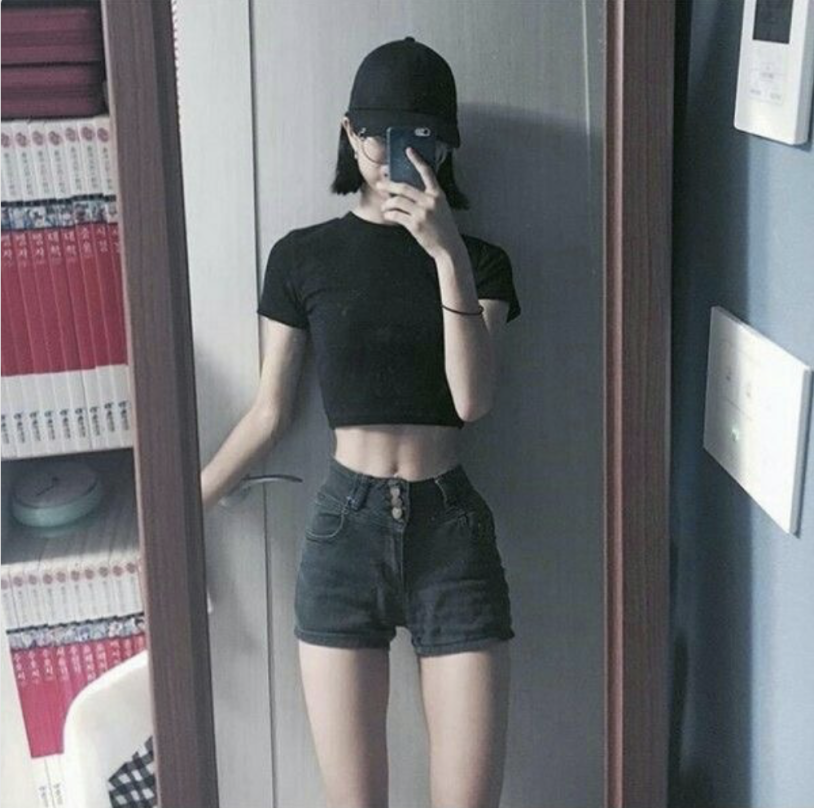 The body of the girl is Korean