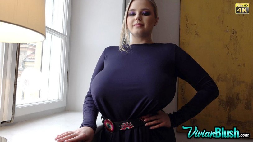 Vivian Blush Black Dress