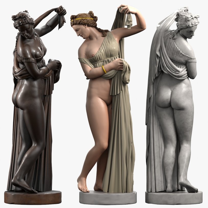 The statue of Aphrodite Kallipig