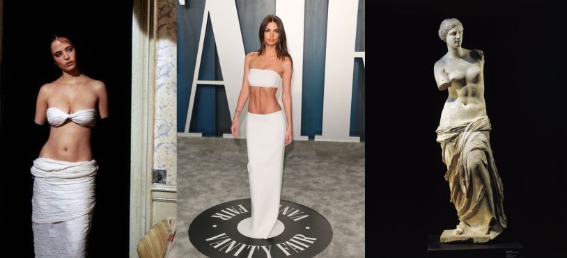 Eva Green in the image of Venus Miloskoy