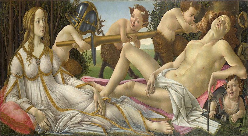 Botticelli Venus and Mars (1483)