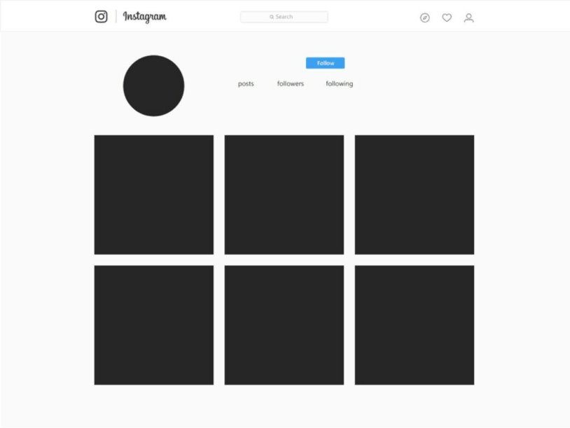 Instagram's layout layout