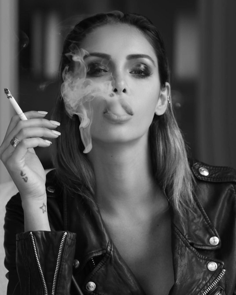 Girl with a cigarette