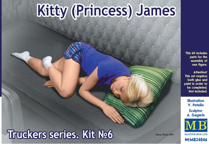 24046 Masterbox 1/24 truckers: Kitty (Princess) James