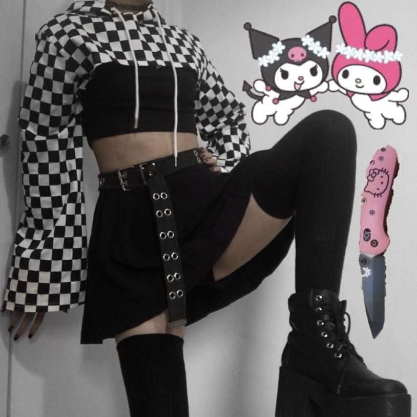 Clothing with Hallow Kitty Punk