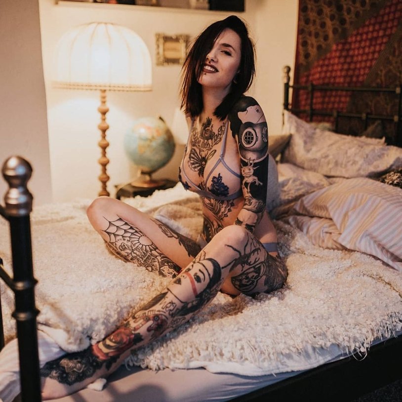 Daria Alekseevna. Tattoo Model