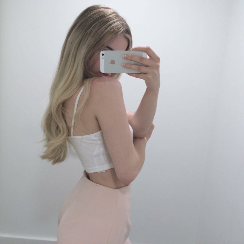 Joanna Kuchta in a bra