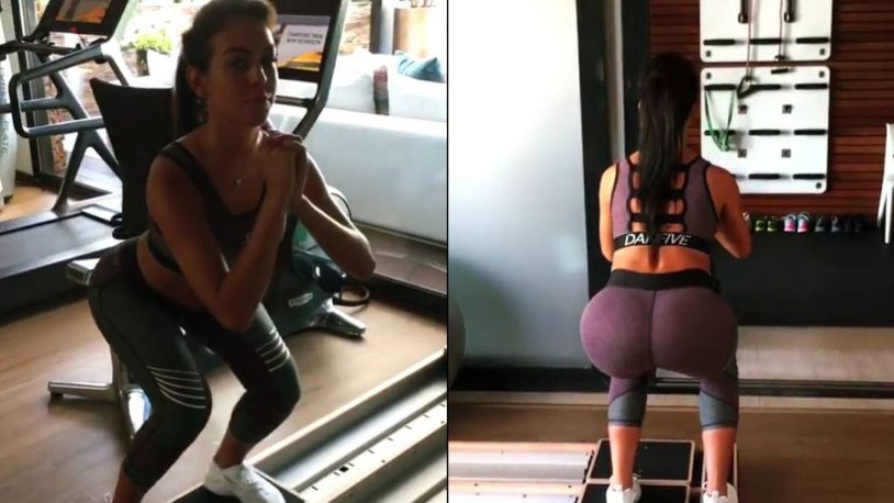 Georgina Rodriguez hot in leggings