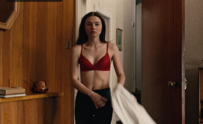 Jessica Barden in a bra