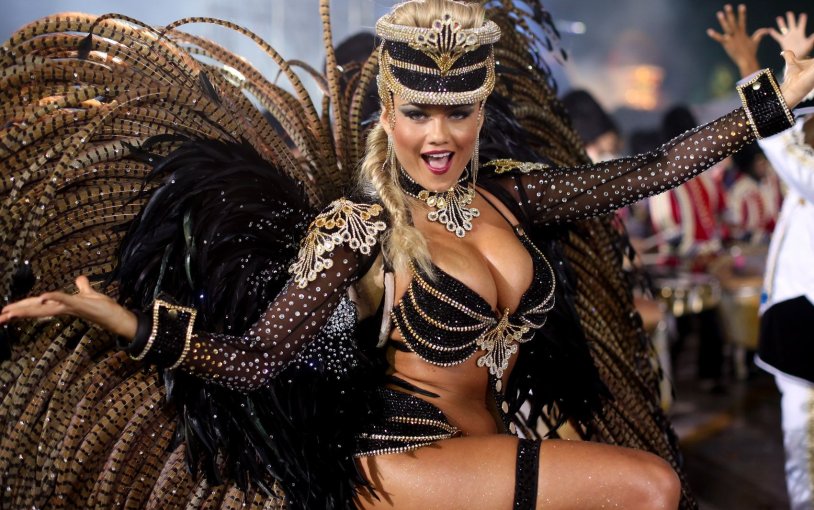 Elleh Roche from the carnival in Rio