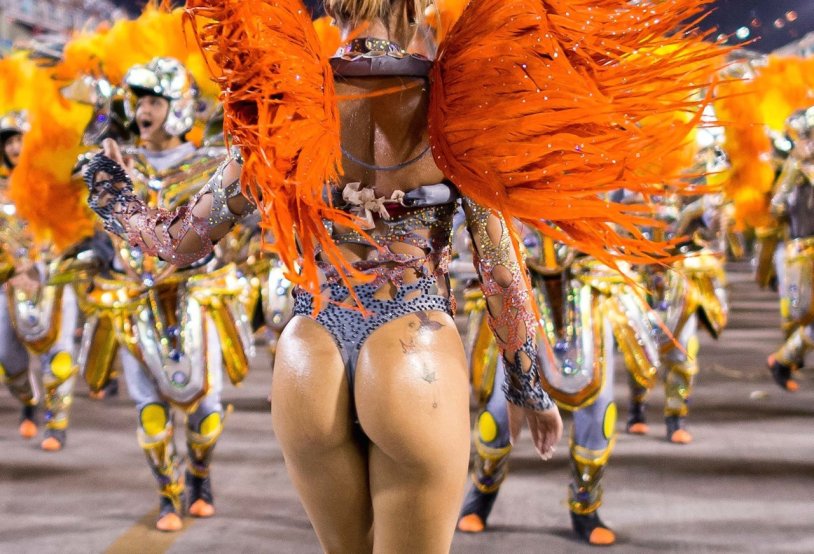 Carnival in Rio de Janeiro naked