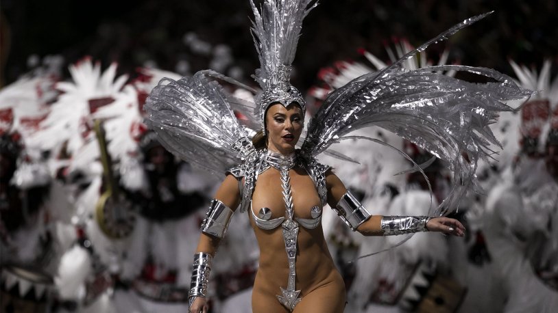 Brazilian carnival in Rio de Janeiro