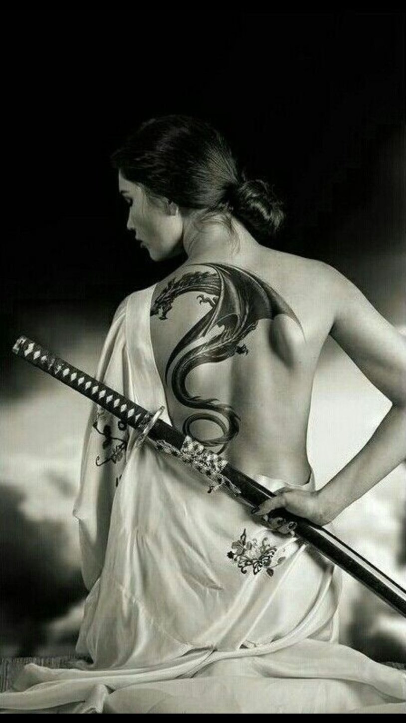 Samurai with Katana Yakuza