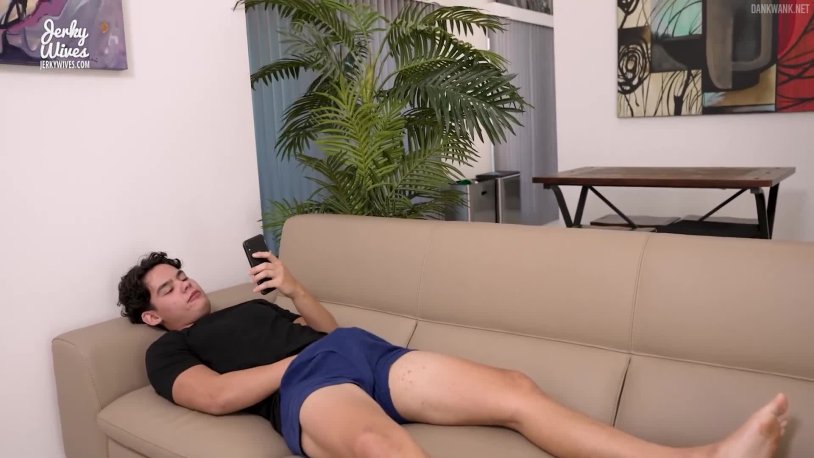 Cory Chase got stuck in the couch