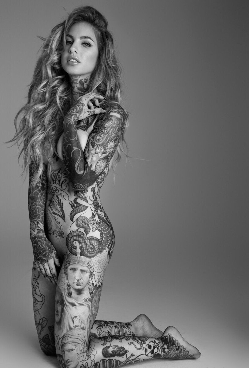 Tattooed girls completely